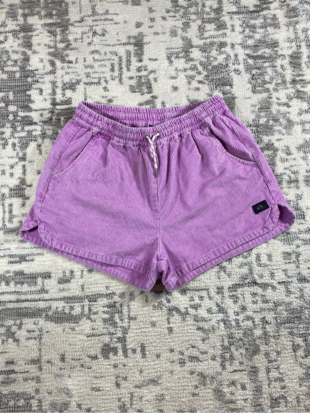 Purple Quiksilver Surf Corduroy Shorts